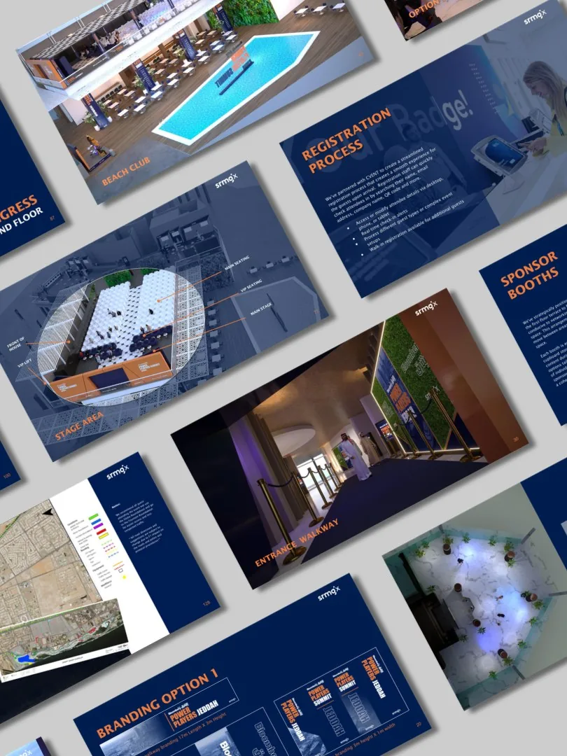 Company profile and pitch deck design samples