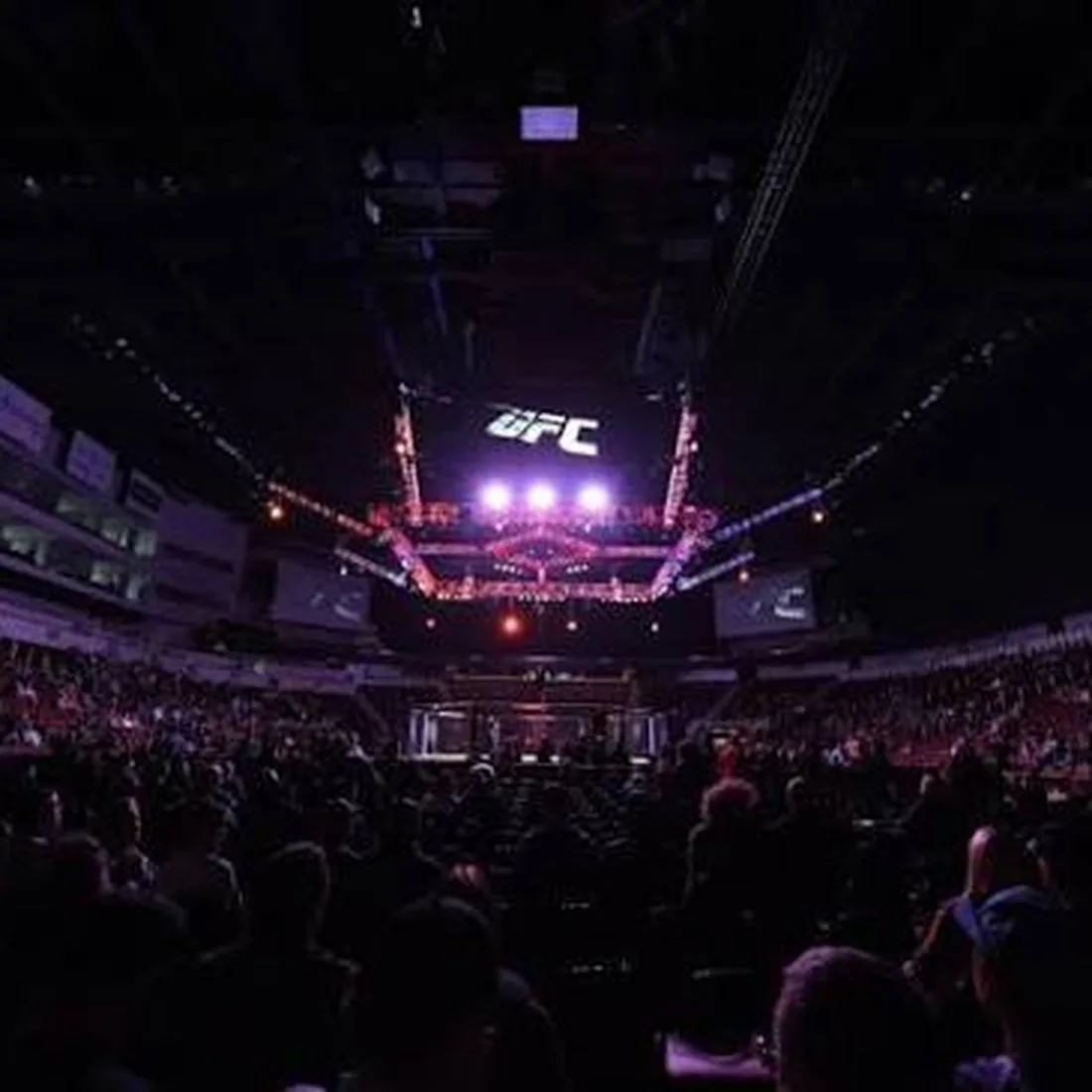 UFC 242 inside the arena during the event